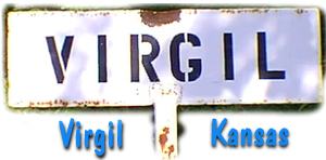 Road Sign for Virgil, Kansas