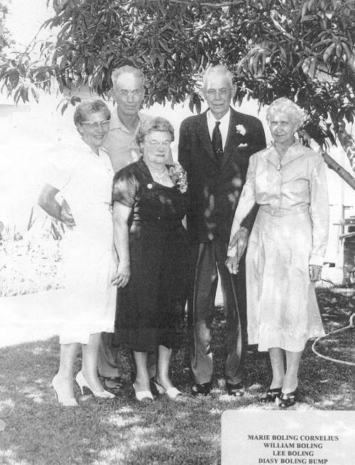Boling Family: Marie, William, Lee and Daisy