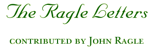 The Ragle Letters, contributed by John Ragle
