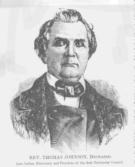 Engraving of Rev. Thomas Johnson, Deceased.