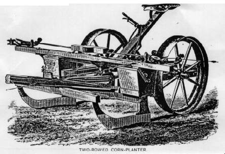 Two Rowed Corn Planter.