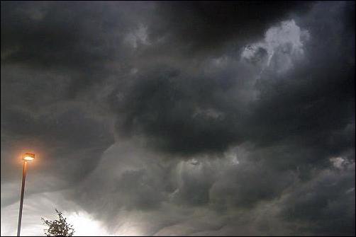 Dangerous black clouds