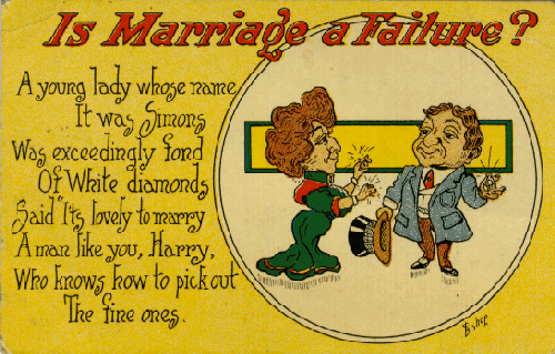 A marriage limerick