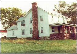 The Barrett house in its new location