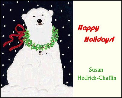 Happy Holidays! from Susan Hedrick-Chaffin
