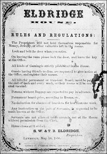 Eldridge House rules