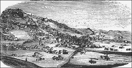[Engraving of St. Joseph, Missouri, in 1860.]