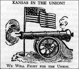 Drawing of "Old Kickapoo" historic cannon