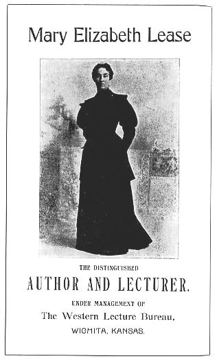 Mary Elizabeth Lease, Author and Lecturer