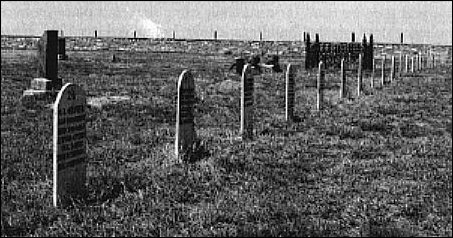 second view of Fort Wallace cemetery